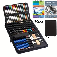 34/42/54/72/76/96 Pcs Drawing Sketching Coloring Set Drawing Pencils & Sketching Kit Art Tool Kit Professional Art Supplies Set 1