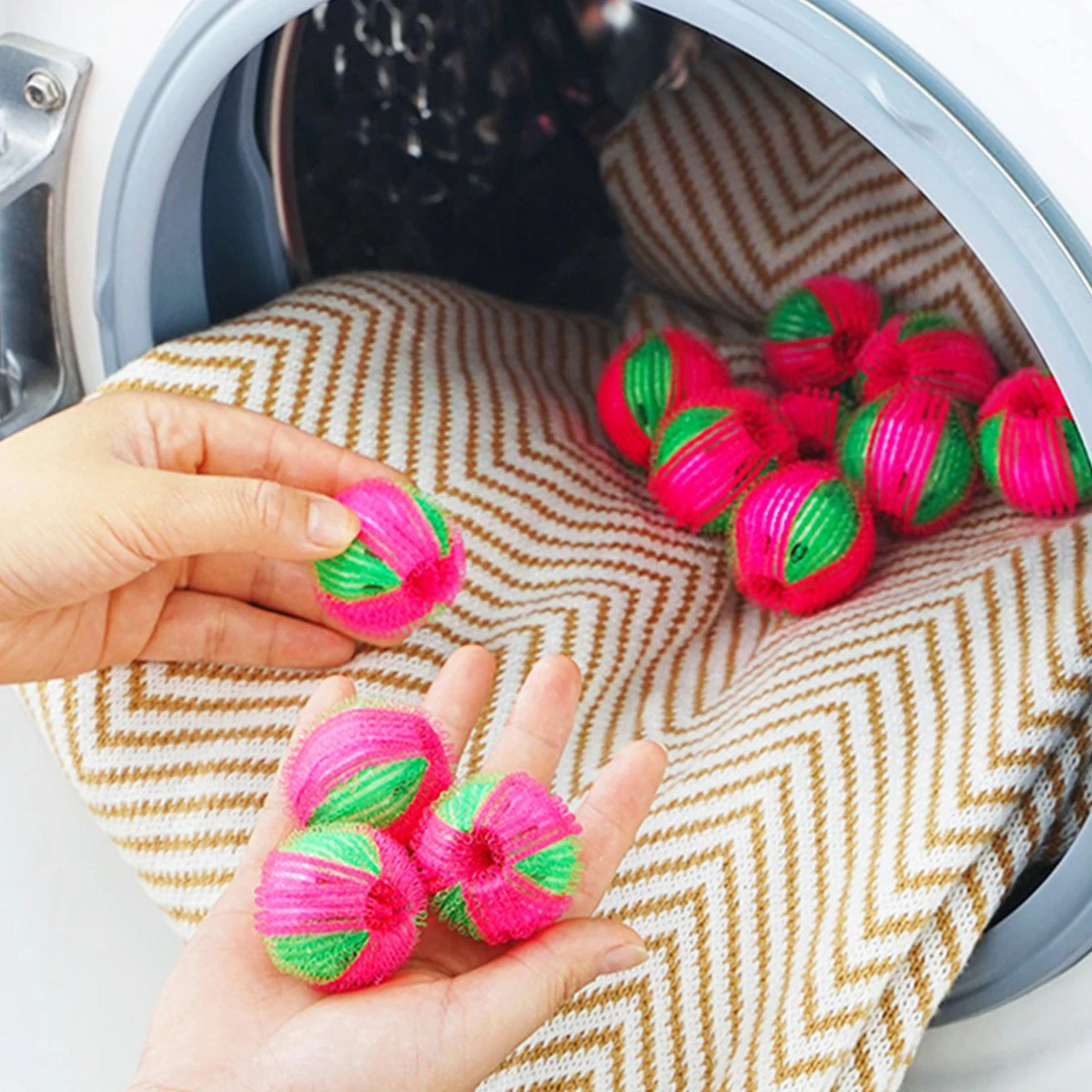 Laundry Ball Washing machine hair removal Laundry ball kit nylon magic anti winding ball fluff cleaning fluff grab reusable trap