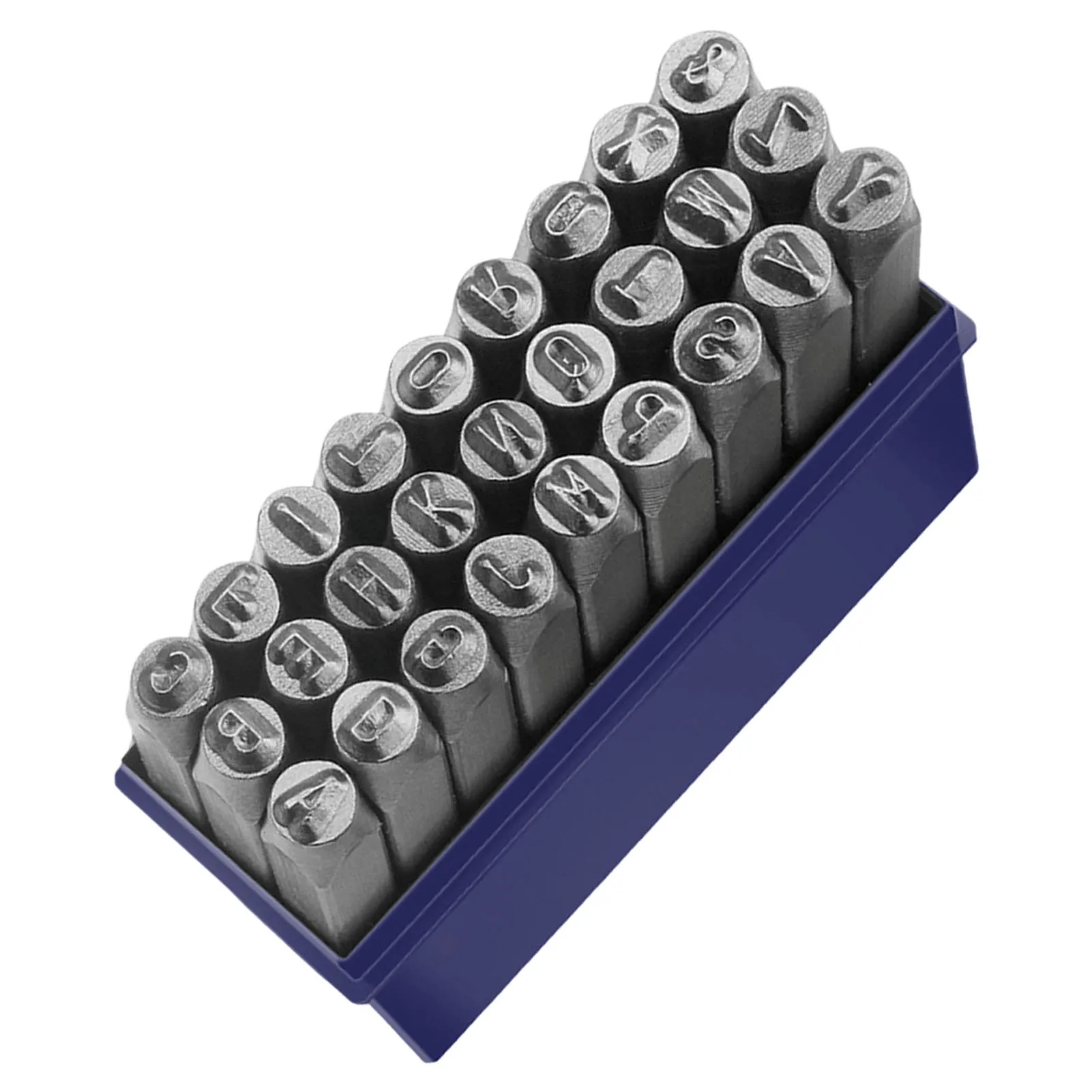 Kit De Tampons Alphabet Et Chiffres En Métal, Ensemble De Poinçons Chiffres Et Lettres En Acier