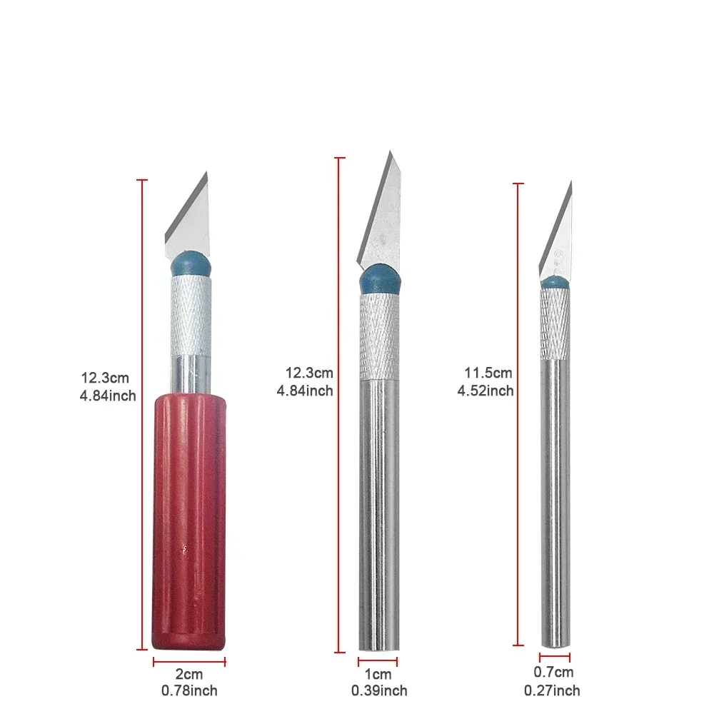 Metal Carving Knife 13 in1 Pen Style Art Seal Cutting Manual Combination Paper Cuttings Non-Slip Gadget DIY Precision Repair