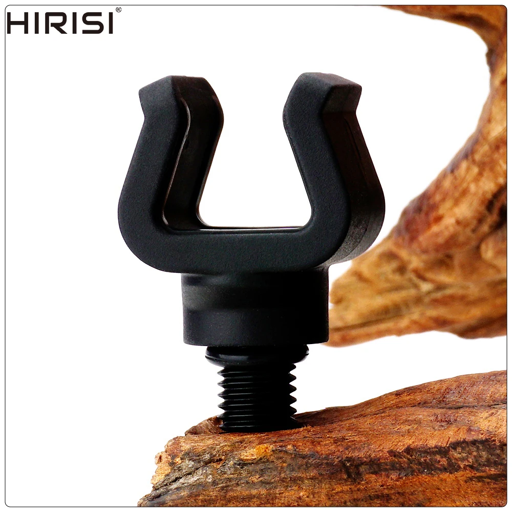 Hirisi 4-teiliges Karpfen-Angelruten-Rest-Pod-Kopf-Greifer-Set, universeller Adapter für Angelalarme, Angelruten-Pads und Bank-Sticks – Detail 1