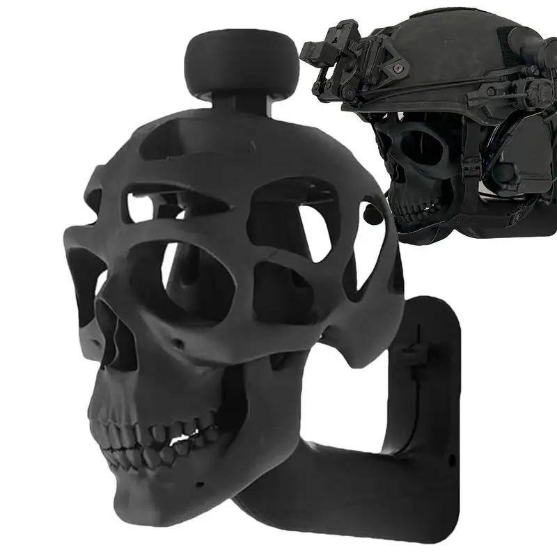 

Жесткая вешалка для шляп, настенное крепление, 3D вешалка с черепом для жесткой шляпы, многофункциональный крючок, эргономичный Декор для дома, гаража, мотоцикла