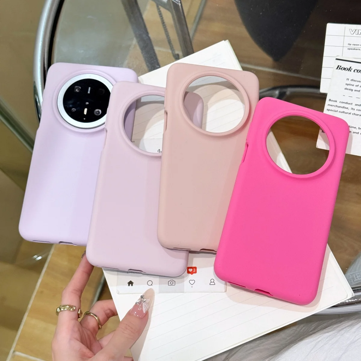 Official Liquid Silicone Fluorescence Neon Color Fashion Shockproof Candy Case