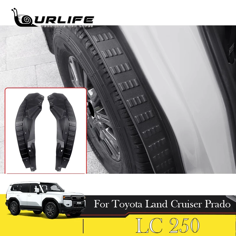 Schmutzfänger Für Land Cruiser Prado J120 J150 - Kotflügelschutz Aus Gummi Schwarz