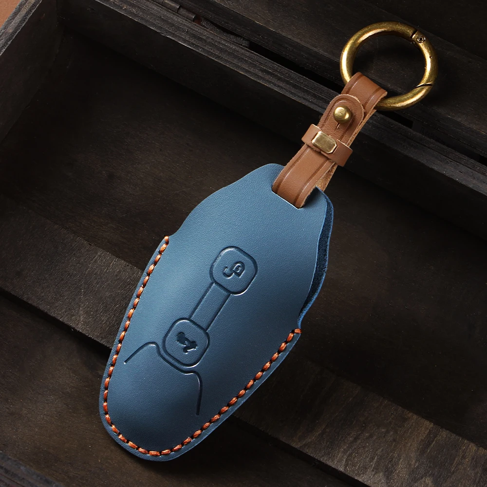 Leather Car Key Case Vespa GTS300 Remote Protection Cover Bag Shell Keychain Ring Holder Fob Accessories key case key case cover car key shell remote control case cover