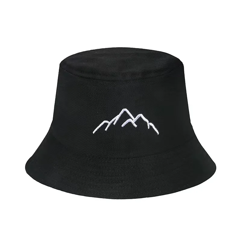 2022SummerBucketHatsEmbroideryFoldableFishermanHatWomanSoft