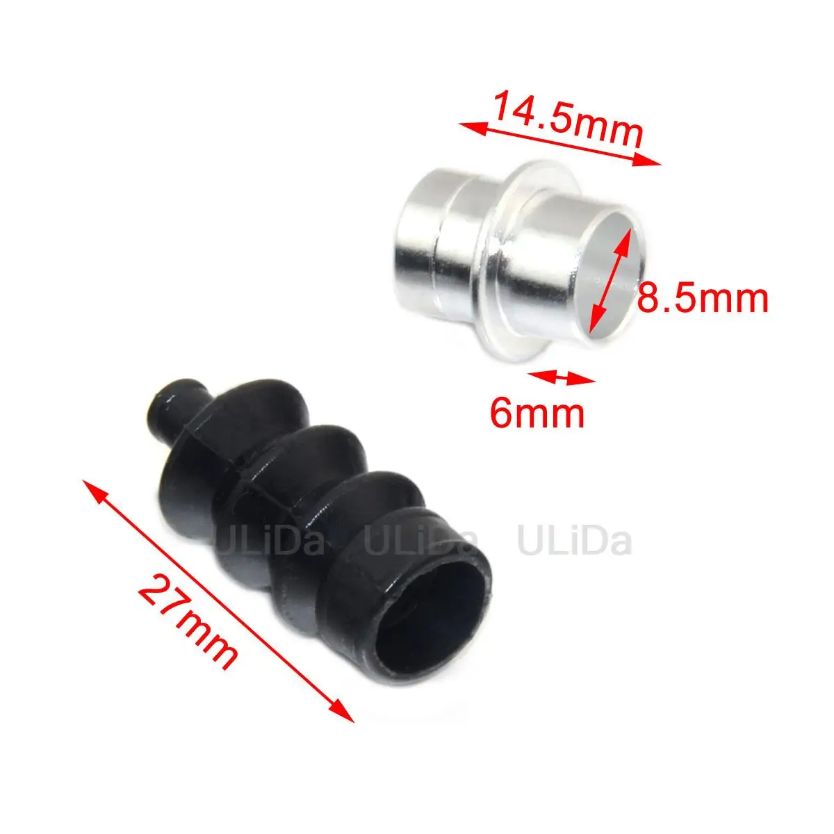 Kurze Gummibalg Radio Box Dichtungen Für 1,8/2mm Servo Schubstange Ruder Teile Für DIY RC Boot Modell/bürstenlosen Schnellboot – Detail 2