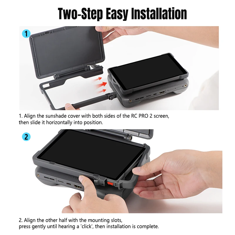Pare-soleil STARTRC pour DJI RC Pro 2 - Protection écran Mavic 4 Pro