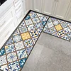 Decoration Kitchen Floor Mat Printed  Anti-fouling Oil-proof Waterproof PVC Carpet Home Easy Clean Balcony Rug ковер Tapis 러그 4