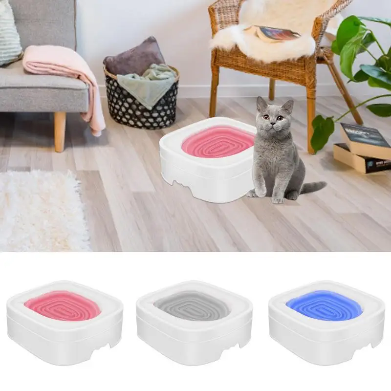 

Cat Toilet Trainer Kit Reusable Puppy Cat Litter Mat Kitten Potty Train Tray Pets To The Toilet By Themselves Pet Grooming Tool
