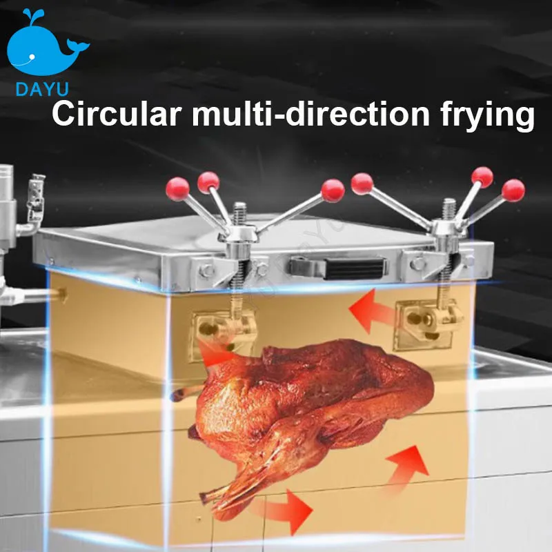Fryer Pressure Commercial Roast Duck Chicken French Fries Stainless Steel Food Processor Gas And Electric Heated Stove