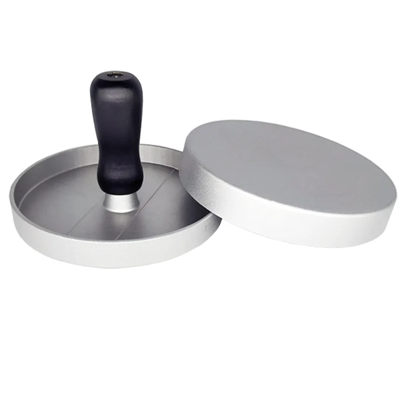 High Quality Round Shape Hamburger Press Aluminum Alloy Meat Beef Grill Burger Mold Kitchen Tool