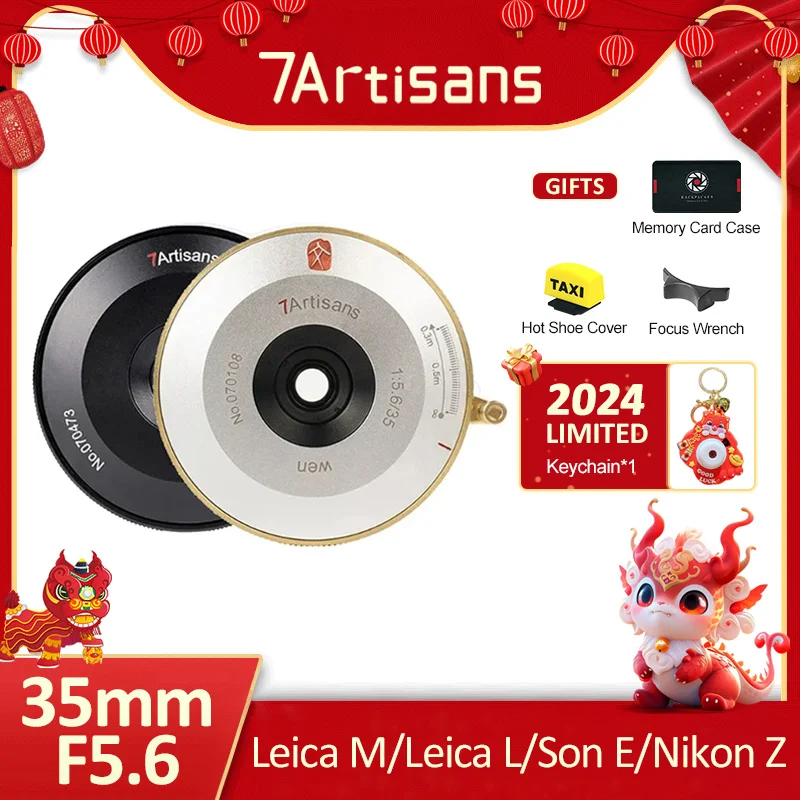 7 Artigiani 7 Artigiani 35Mm F5.6 Full Frame Apertura Grandangolare Messa A Fuoco Manuale Obiettivo Principale Per Sony E Nikon Z Leica L Mount Leica 