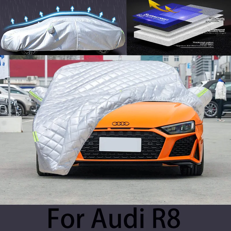 For Audi R8 Car hail protection cover Auto rain protection scratch  protection paint peeling protection car clothing