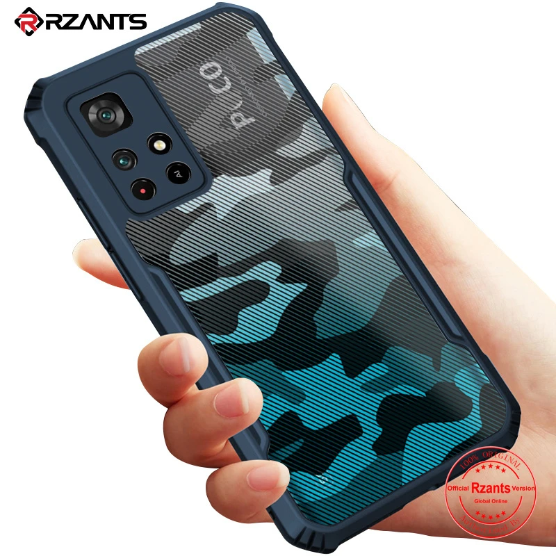Rzants For Xiaomi POCO M4 PRO 5G 4G Case Hard Camouflage Cover TPU