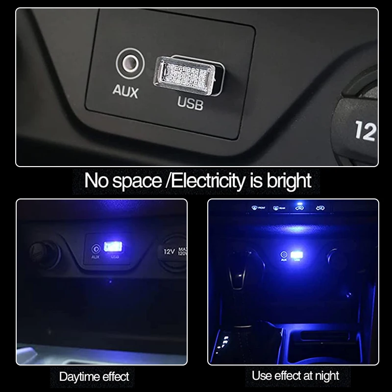 Рисунок 4 - 1 / 4 / 10 PCS Mini USB LED Декоративная