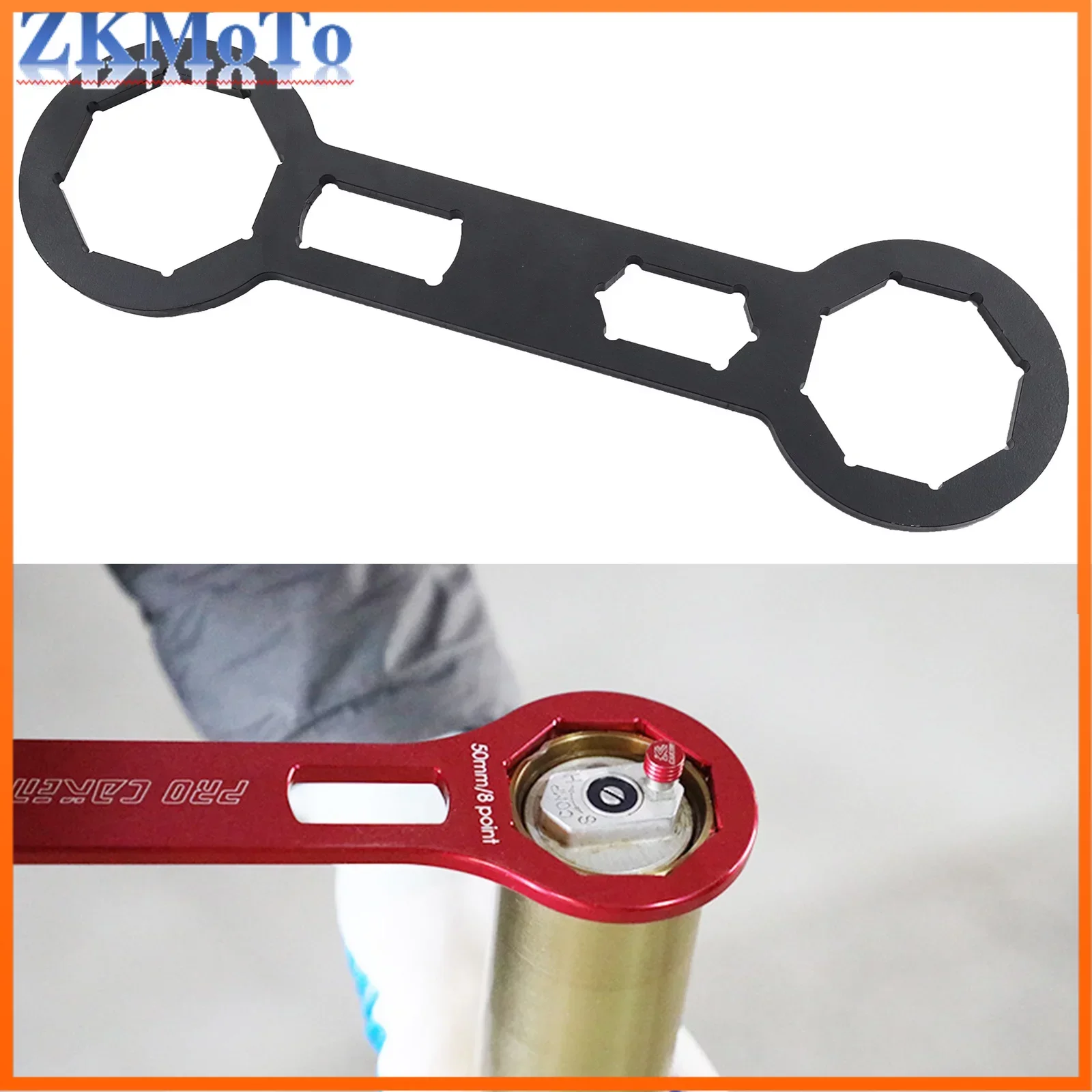 

Motorcycle 46mm-50mm Shock Absorber Adjustment Wrench For KTM HUSQVARNA HONDA KAWASAKI SUZUKI YAMAHA Dirt Bike Universal