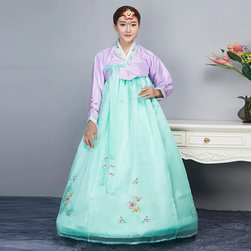 New Year Korean Traditional Korean Hanbok Female Palace Hanbok Dress Ethnic Minority Dance Stage Costume