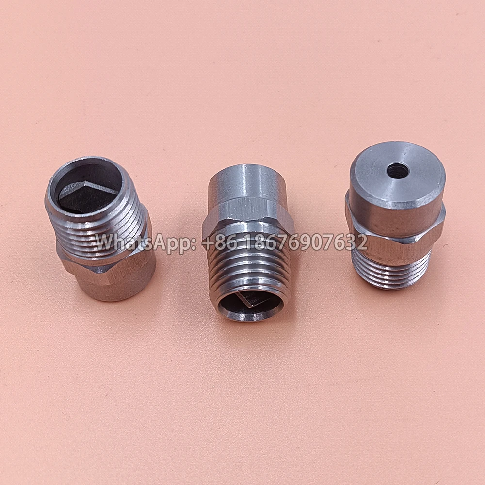304 Stainless Steel Solid Cone Atomizing Spray Nozzle 1/8 1/4 3/8 1/2 3/4 BSP Dedusting spray nozzle garden spray nozzle atomizing sprayer