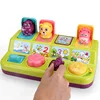 Creative Cute Cartoon Animal Shape Peekaboo Pop-Up Interactive Game Puzzle Toy with Music Kids Gift 1