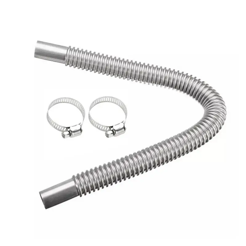 

100/150/200/250/300CM Stainless Steel Exhaust Pipe For Car Auxiliary Diesel Heater Heating Fans Parking Heater