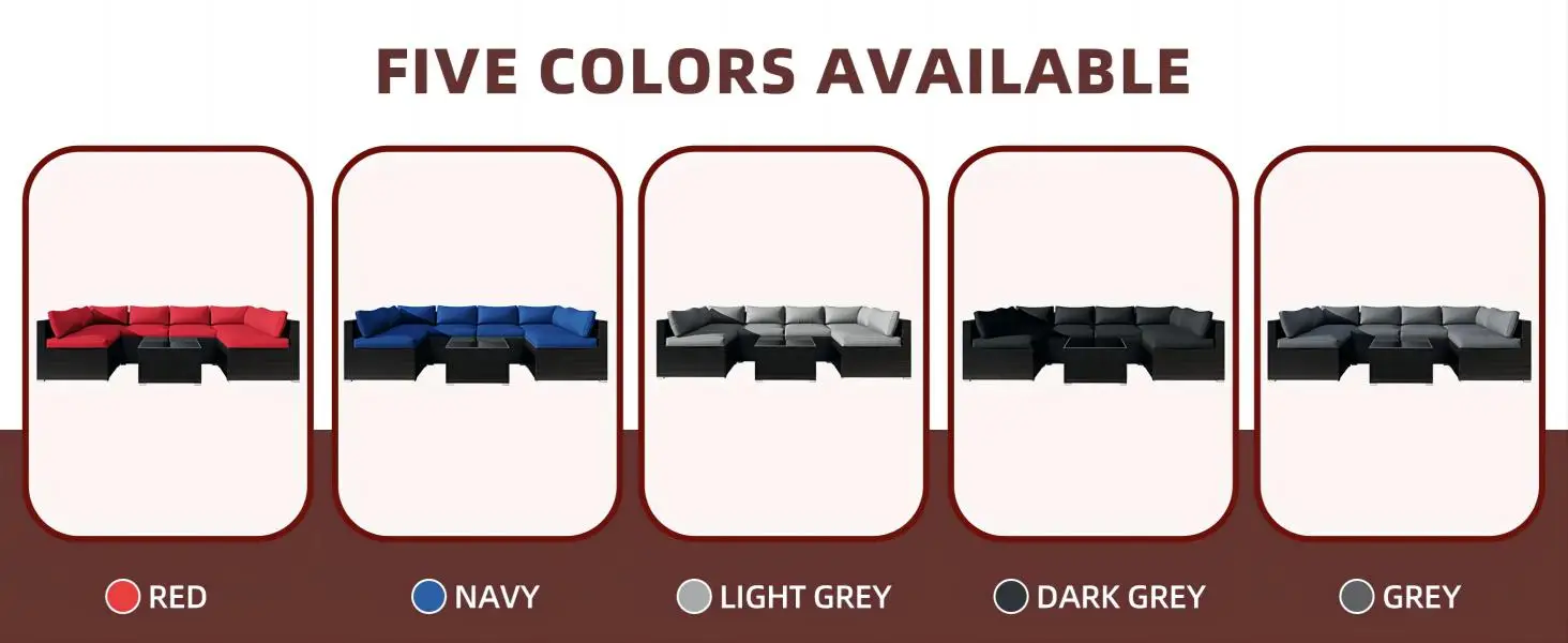 up to 5 colors patio sofa