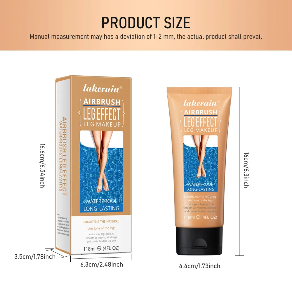 Skin Tone Golden Brown 3 color Leg Highlight Moisturizing waterproof brightens natural skin tone leg Makeup