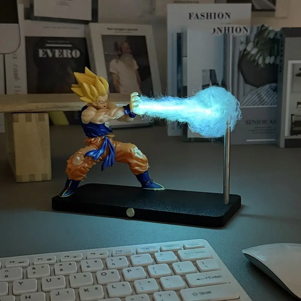 孫悟空 かめはめ波 フィギュア LEDライト付き　ドラゴンボール Nikolatoy ドラゴンボール悟空アニメフィギュアナイトライト悟空