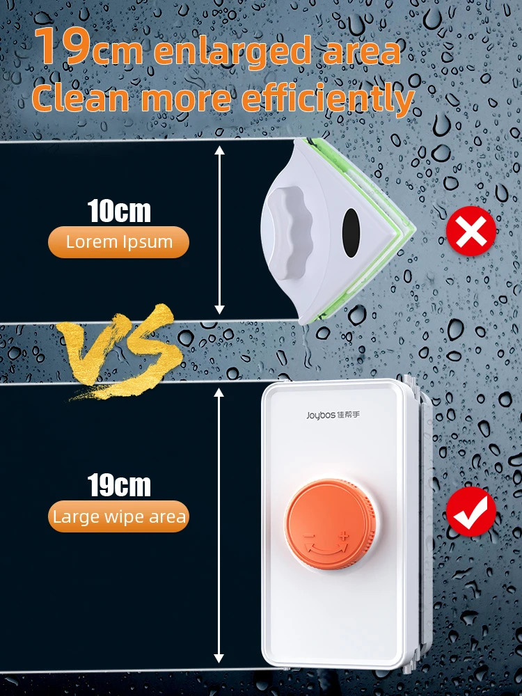 Home Professional Magnetic Window Cleaner With Telescopic Rod Super Magnetic Brush Window Cleaning Tools window cleaning brush window cleaner