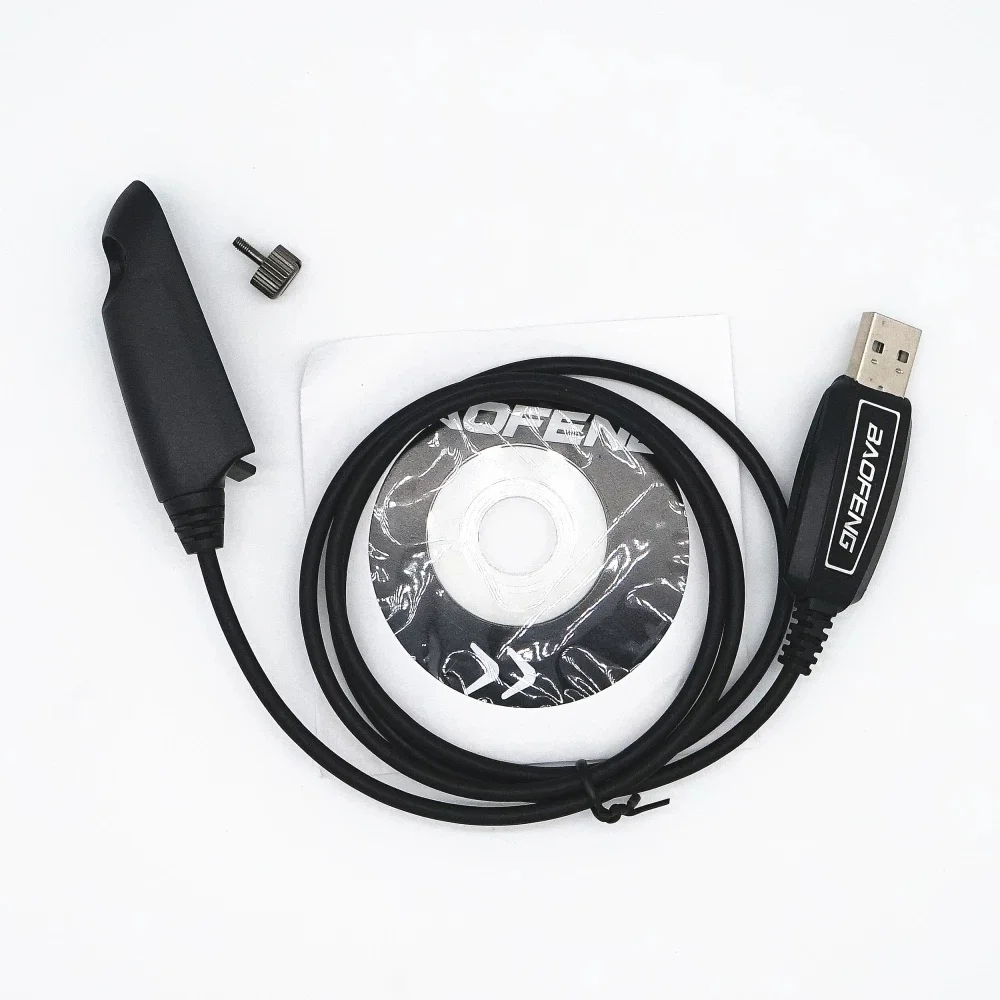 원래 USB 프로그래밍 케이블 Baofeng 햄 양방향 라디오 드라이브 CD 소프트웨어 UV9R 플러스 BF-9700 BF-A58 워키 토키