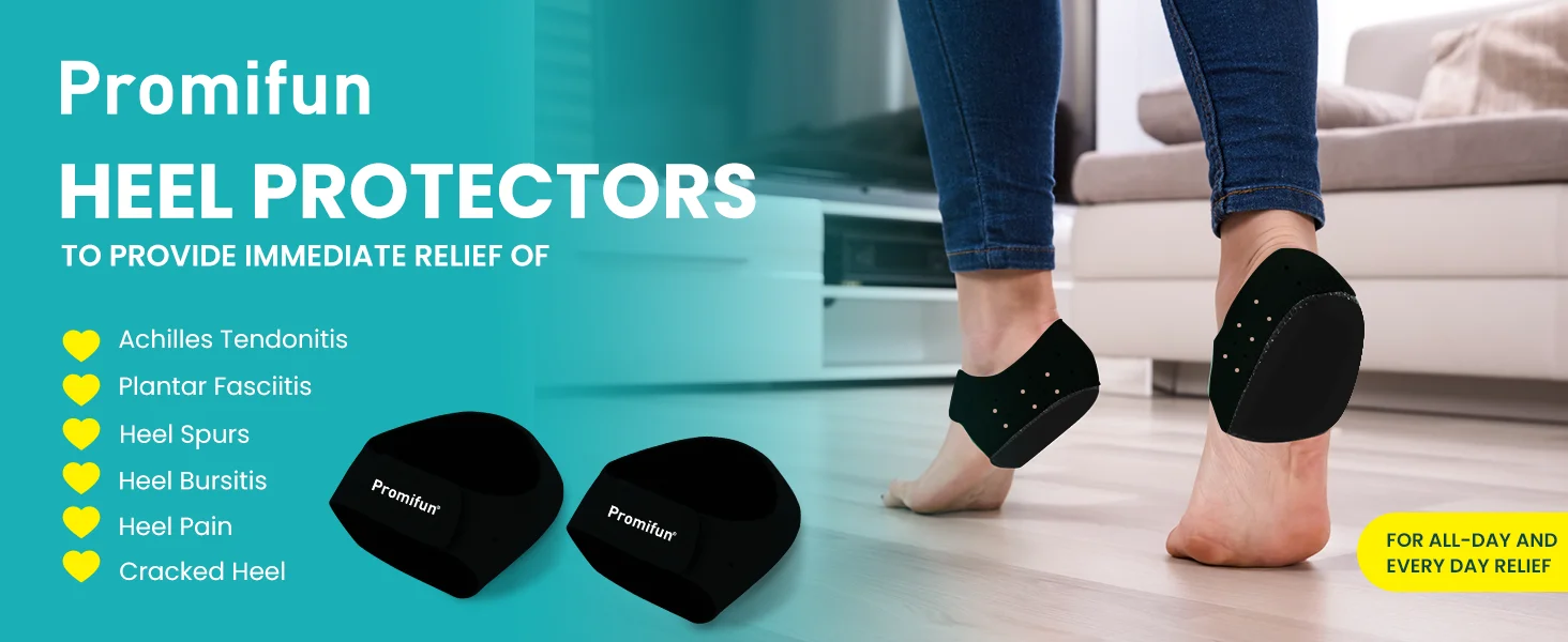 2/4/6Pcs Plantarfasziitis Einsätze Ferse Pads Fuß Ferse Protektoren Rissige Trockene Achillessehner Fersensporn Schmerzen Relief wiederverwendbare Pflege Werkzeuge – Detail 3
