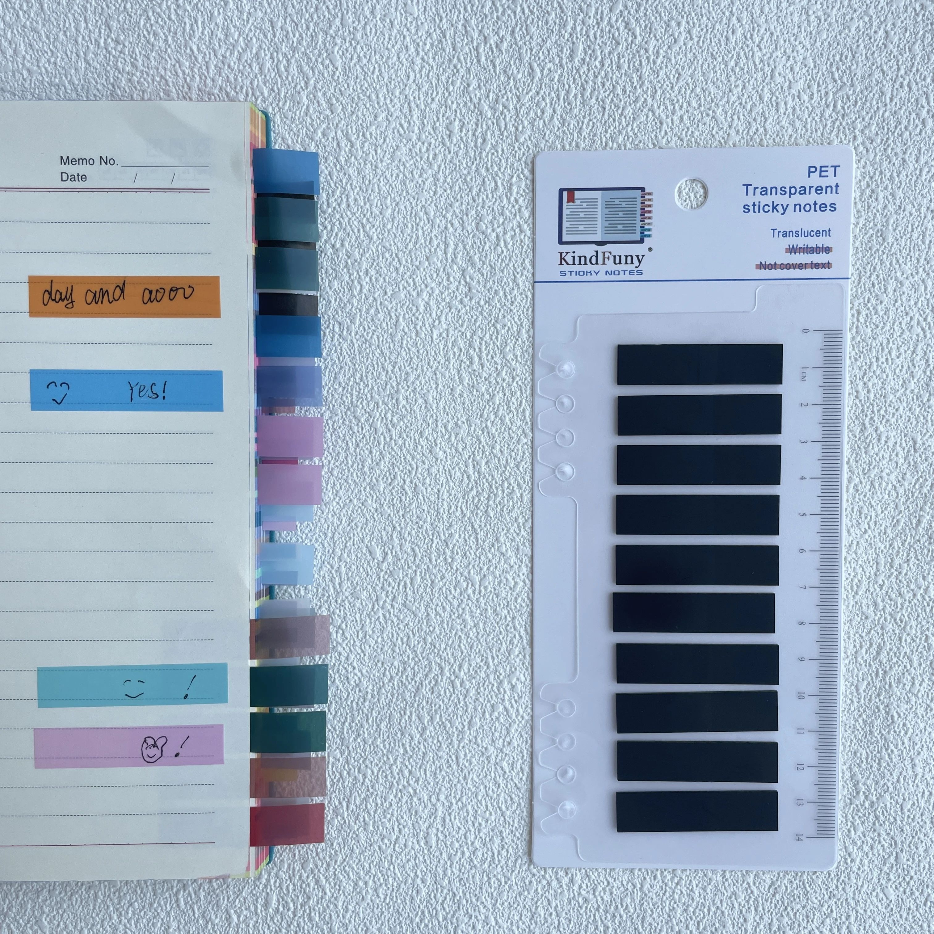 200 Sheets Sticky Note Transparent Sticky Note Index Tabs Arrow Flags for Page Marker Planner Stickers Office School 6