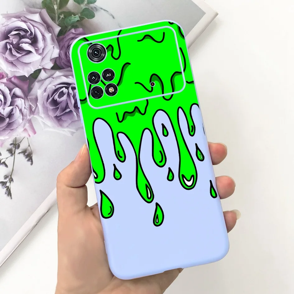 Fashionable Shockproof Silicone Soft TPU Back Cover - Artistic Design Case with Bumper Protection