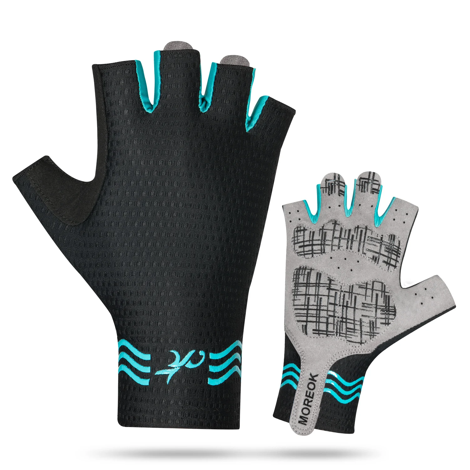 Sports Half Finger Gloves Cycling Gloves Sport Gloves Road Bike Cycling Gloves Half Finger Breathable 3MM SBR Pads Shockproof MTB Biking Unisex