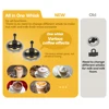 HiBREW Electric Milk Frother Frothing Foamer Chocolate Mixer Cold/Hot Latte Cappuccino fully automatic Milk Warmer Cool M1A 4
