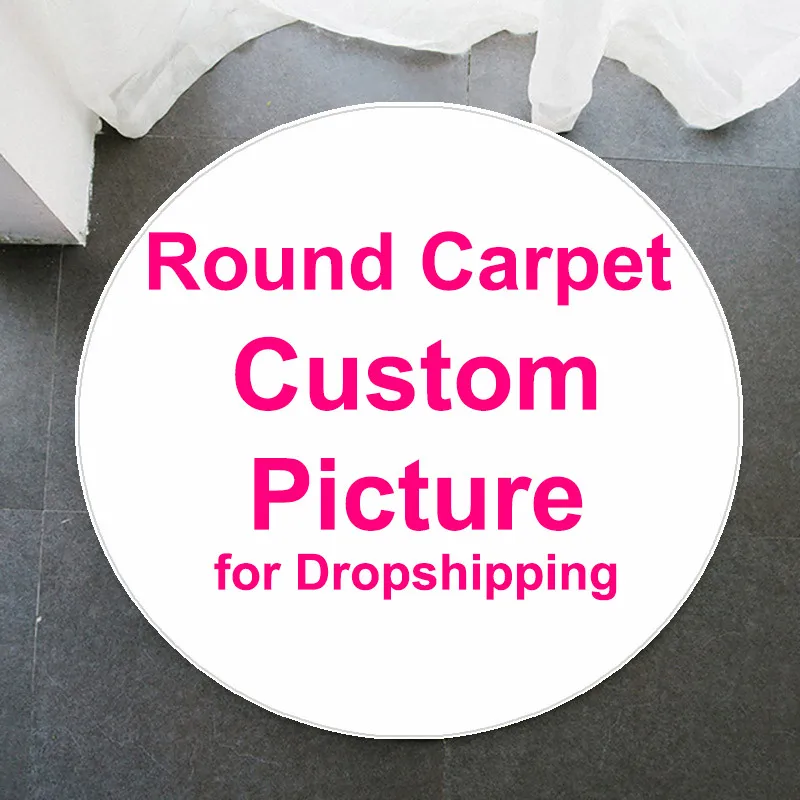 Mat Circle Carpet Anti-Slip Round Area Rug Large for Home Living Room Bedroom Decor Chair Drum Rug Chair Doormat floor mat shaggy rugs