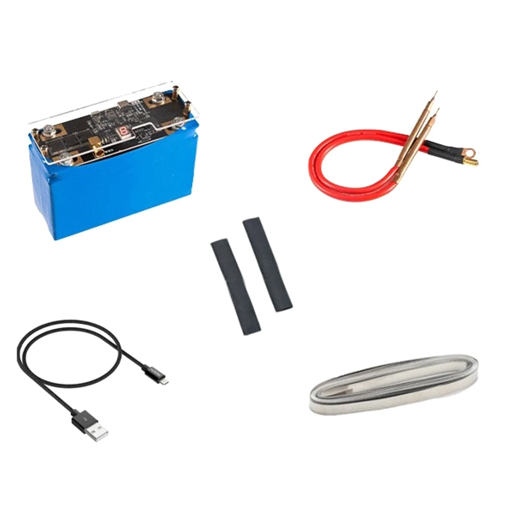 

1Set LX30 Portable Spot Welding Machine 0.3 Nickel Welding Handheld Small Spot Welder Blue