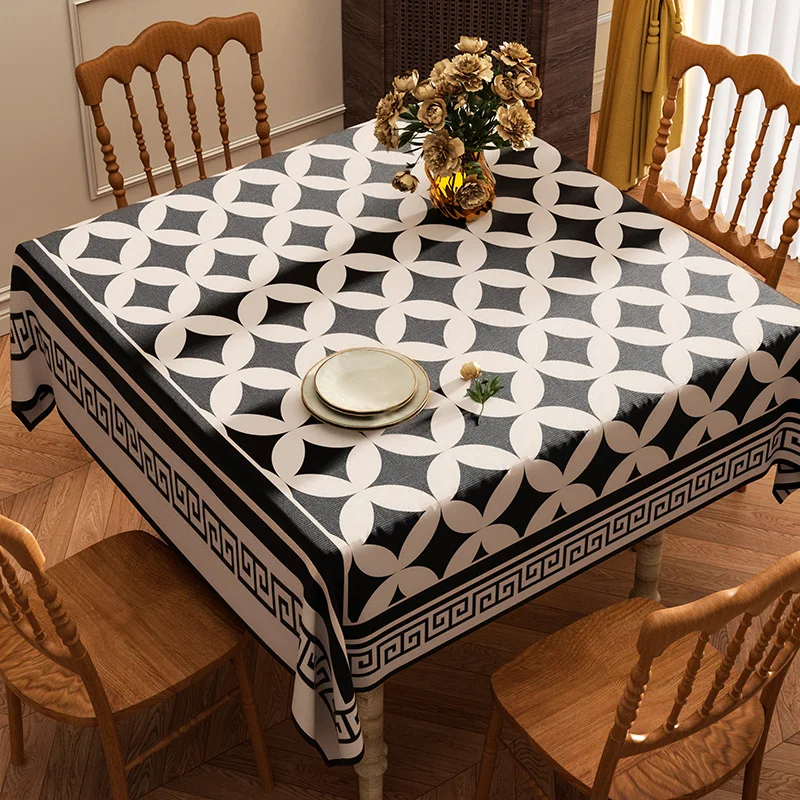 

1104 искусственная ткань из ПВХ с маслостойкостью, водонепроницаемая, стандартная Роскошная и высококачественная, прямоугольная скатерть с