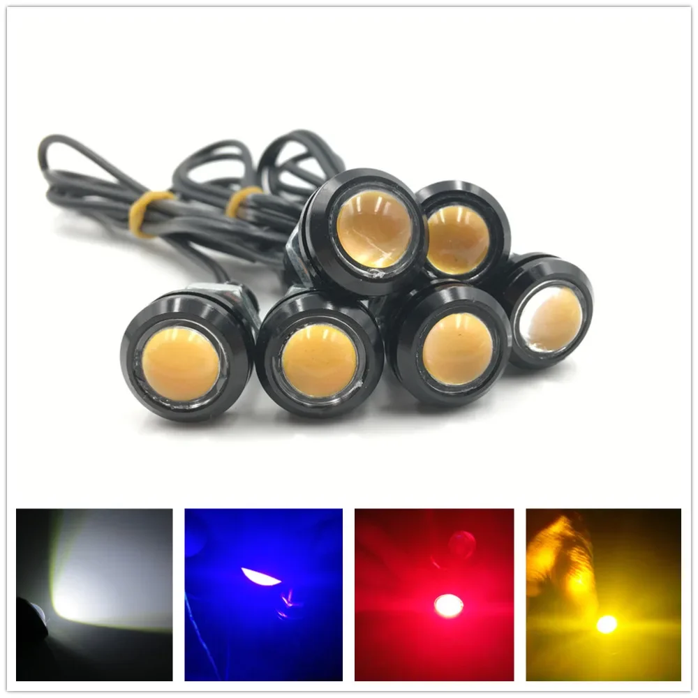 10pcs / Set LED Auto Eagle Eye Luci 12V Retromarcia Diurne