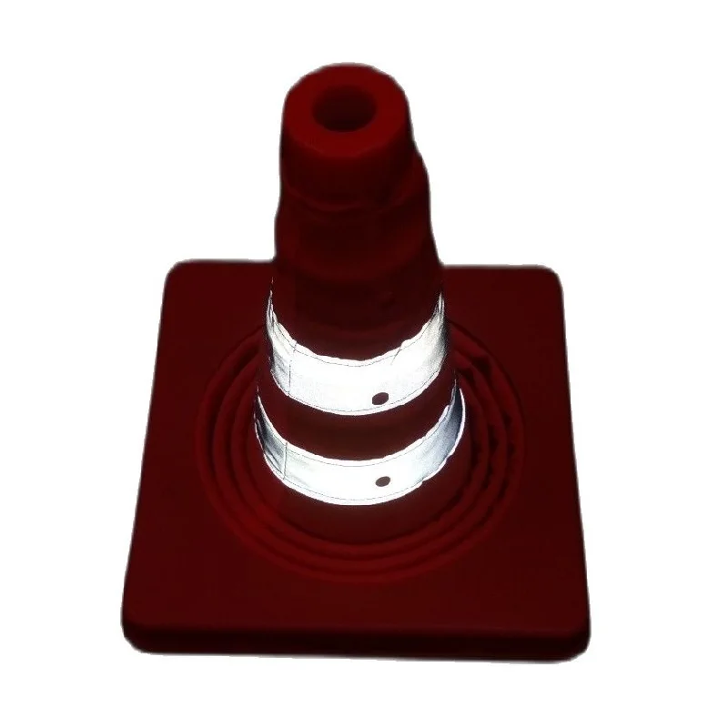 45cm High Folding Reflective Safety Cones Warning Reflective Plastic Road Cone Road Traffic Safety Sign