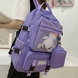 Woman Backpack Waterproof Nylon Mochila for Teenage Girls High Capacity Laptop Rucksack Fashion Wild Ins School Bag Bagpack Men