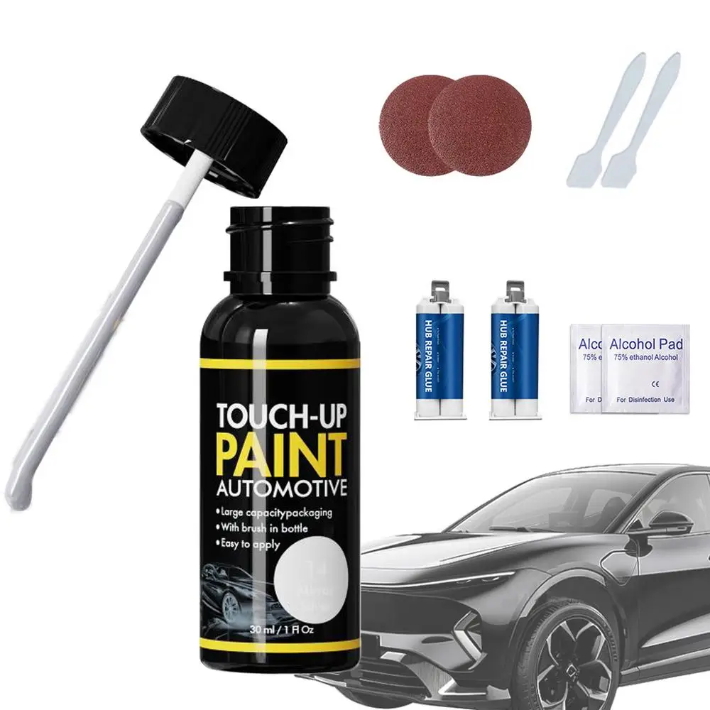 thumbnail image 1 of Kit de reparación de ruedas, juego para quitar rayones de llantas de coche, kit de reparación de rayones de pintura de coche, kit de pulido de pintura de llantas, kit de reparación de ruedas para RV B, 1 of 5