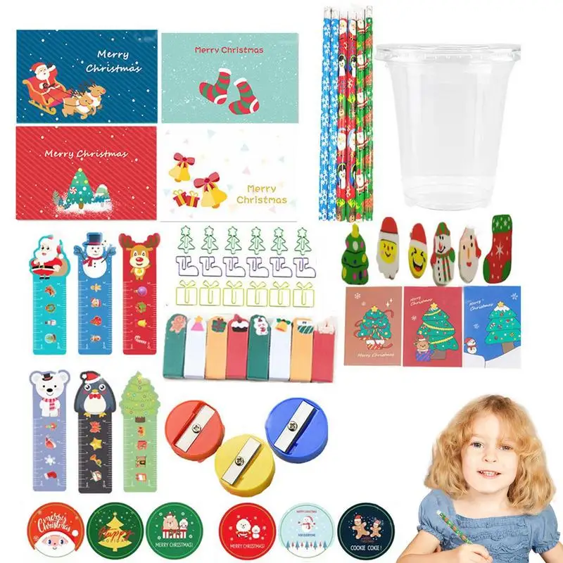 

Christmas Stationery Party Favor Student Stationery Gift Box Set Fine Workmanship Stationery Supplies For Kindergarten Prizes
