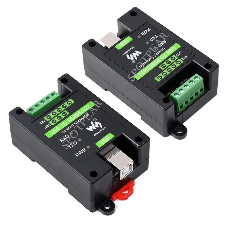 Conversor Isolado de Grau Industrial Usb para Rs485 422 Suporte de Proteção Múltipla Montagem na Parede e Montagem em Trilho - Imagem 6
