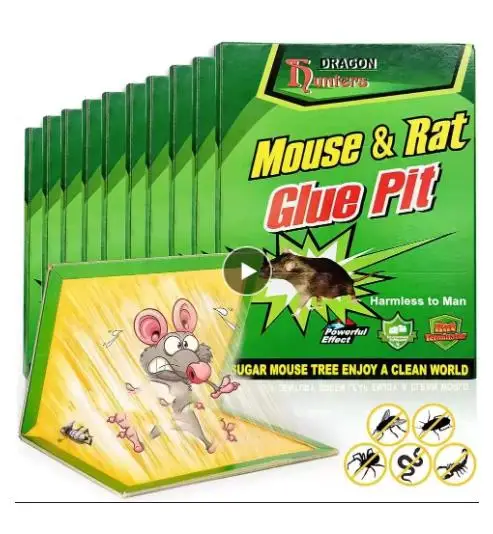 1-3PCS Mouse Board Sticky Rat Glue Mouse Trap Glue Board Mice Catcher Trap Non-toxic Pest Control Reject Killer Rat Traps mouse catcher trap