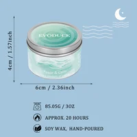 Law of Attraction Peace Ritual Candle, Lavender & Chamomile Aroma with Healing Crystals, Great for Holiday Gifting Christmas 2