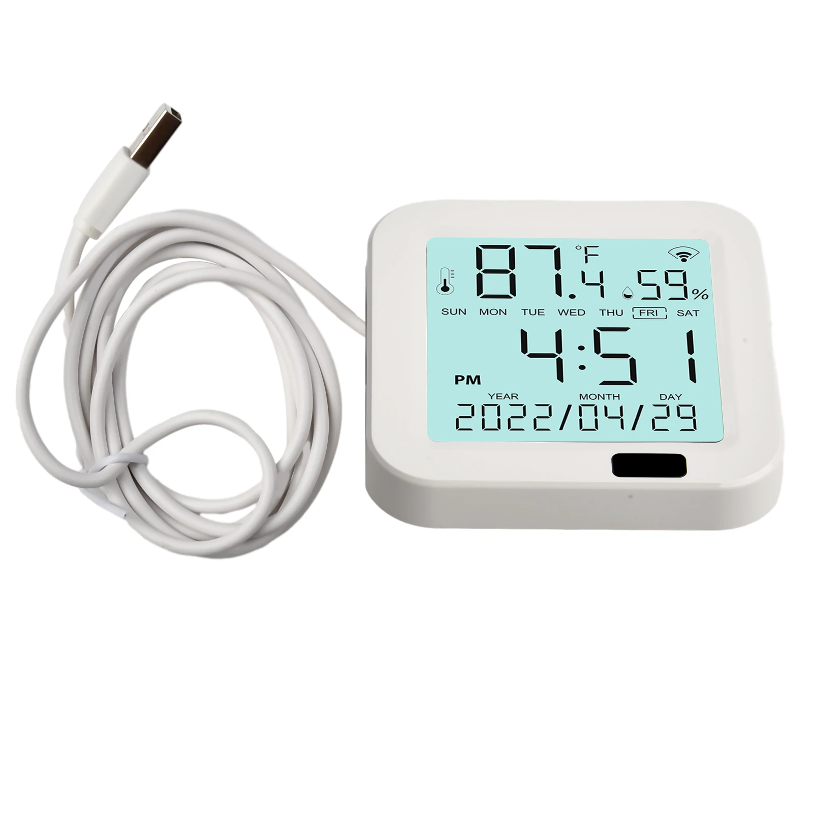 

-10~+55℃ 0~100%RH Outdoor Garden Temperature Humidity Hygrometer Thermometer Indoor Outdoor Temperature Sensor