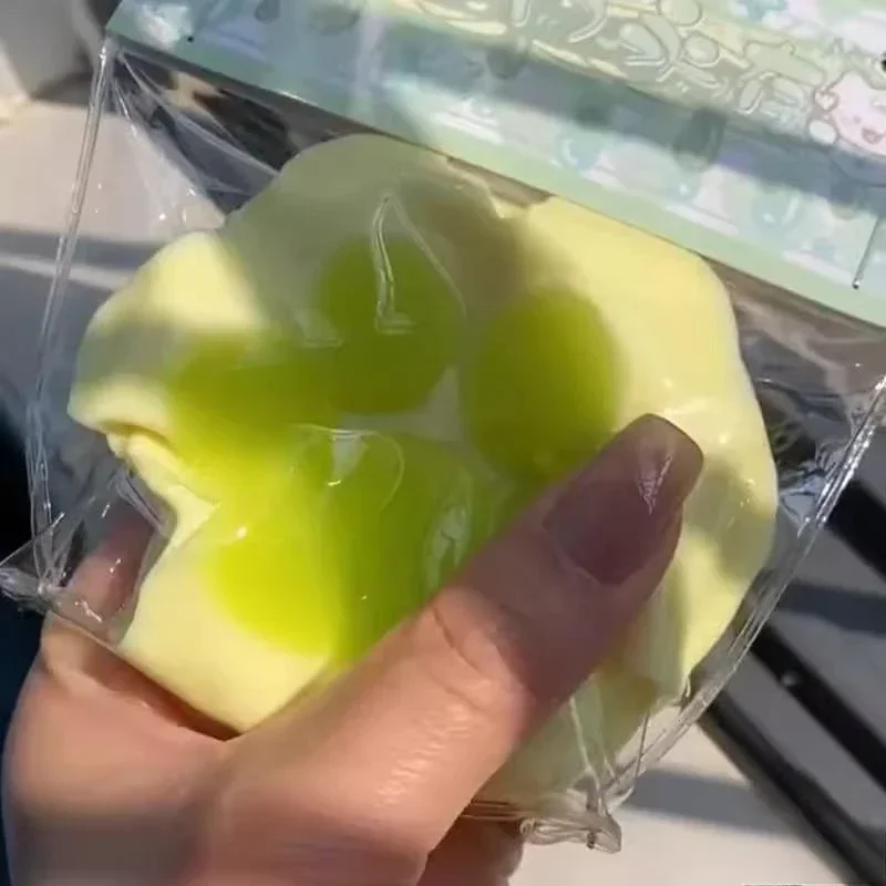 New 1pc Cute Funny Soft Green Grape Cat Paws Toys Slow Rebound Decompression Toy Reduce Stress Kids Toys Gifts