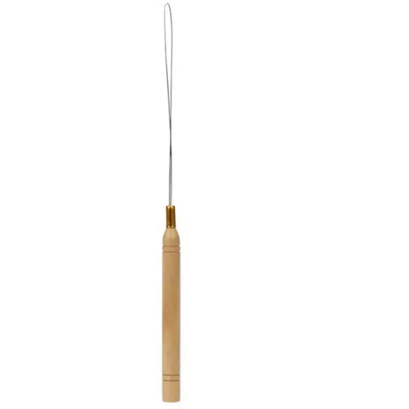 Micro Ring Hair Extension Hook Pulling Tools hair extensions tool 1pcs Needle Used With Hair Plier Beads Micro Rings Loop Threader Pulling Needle