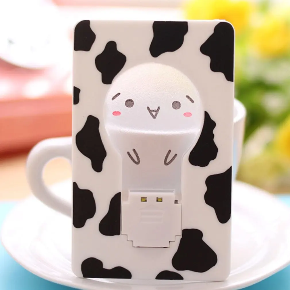 

1pcs Mini Foldable LED Card Night Light Cartoon Mood Lamp Battery Operated Drop Shipping 11 Pattern 11 Colors